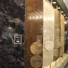 Braziliaanse Vitoria Stone Fair toont meer dan duizend variëteiten natuursteen.